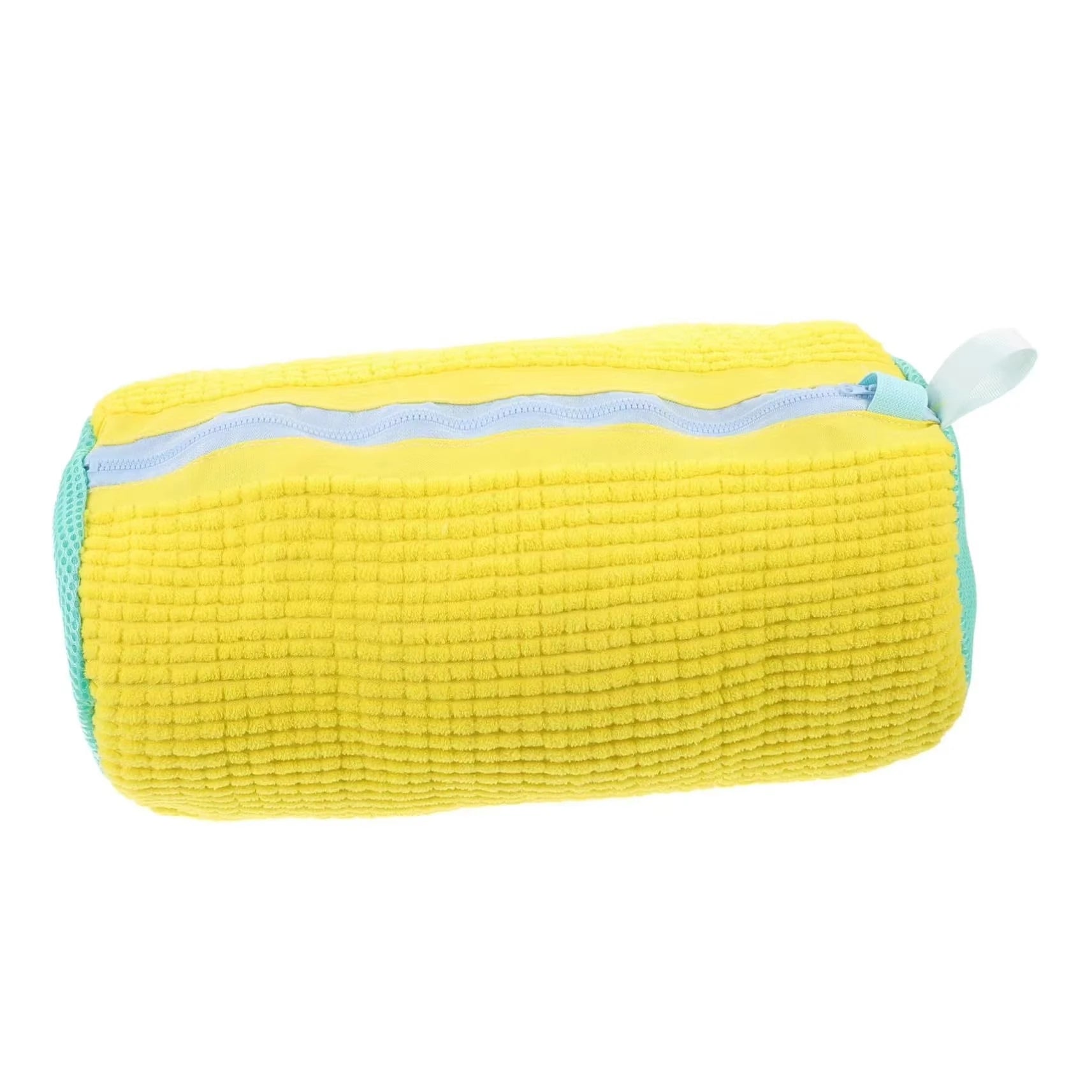 Fluffy Fiber Shoe Washing Bag 360°  Laundry Bag with Zipper Closure