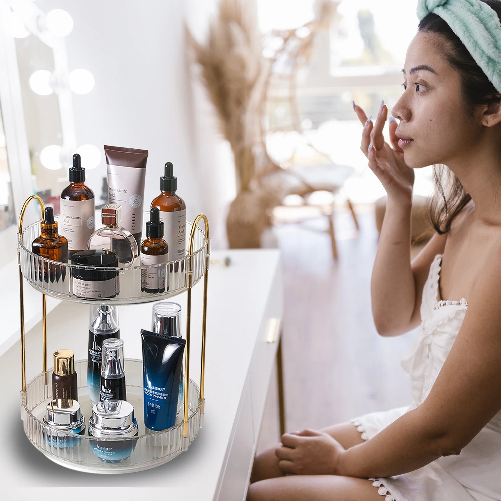 Rotating Makeup Organizer